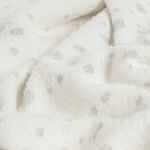 Плед SNOWSPOT FLUFFY, белый с люрексом