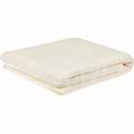 Плед SERPENTICA, молочный с люрексом