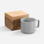 Чашка JUMBO в коробке матовая, светло-серая