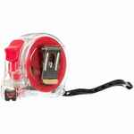 Рулетка SELVAKSI, 3 м, красная