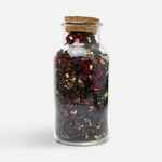 Чай «Сокочай», черный с соком ананаса с вишней, цветками и коркой граната и лемонграссом