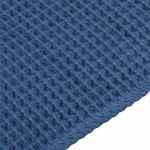 Полотенце вафельное GENTLE, большое, темно-синее