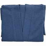 Халат вафельный KIMONO, темно-синий, размер M/L