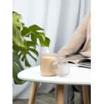 Ароматическая свеча FLIKKA, сосна и кипарис, бежевая