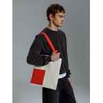 Шопер ONLOOK, неокрашенный с красным