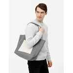 Шопер SHOPHOP, серый с неокрашенным