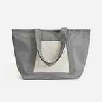 Шопер SHOPHOP, серый с неокрашенным