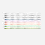 Цепочка для крепления SHARIC, серебристая