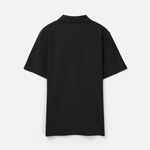 Рубашка поло унисекс TERVISE, черная, размер S