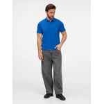 Рубашка поло унисекс TERVISE, ярко-синяя, размер S