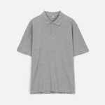 Рубашка поло унисекс UPSWING, серый меланж, размер S