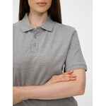 Рубашка поло унисекс UPSWING, серый меланж, размер S