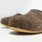 Домашние валенки CANT, серо-коричневые (натуральные), размер 35