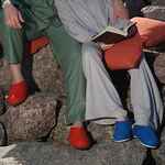 Домашние валенки CANT, красные, размер 35