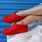 Домашние валенки CANT, красные, размер 35