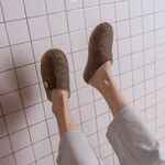 Домашние валенки STEP, серо-коричневые (натуральные), размер 35