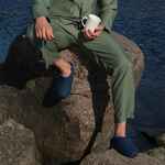 Домашние валенки STEP, темно-синие (индиго), размер 35