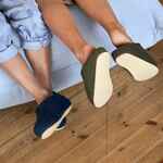 Домашние валенки STEP, зеленые (олива), размер 35