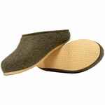 Домашние валенки STEP, зеленые (олива), размер 35