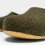 Домашние валенки STEP, зеленые (олива), размер 35