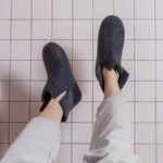 Домашние валенки WILD, темно-синие (клякса), размер 40