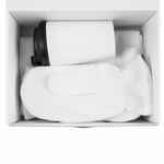 Набор FLEECY с термостаканом белый