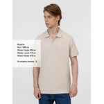 Рубашка поло унисекс PACIFIC, бежевая (льняная), размер S