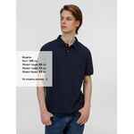 Рубашка поло унисекс PACIFIC, кобальт (темно-синяя), размер S