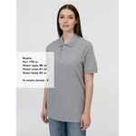 Рубашка поло унисекс PACIFIC, серый меланж, размер S