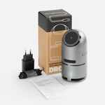 BLUETOOTH-колонка с беспроводной зарядкой DROID, серая