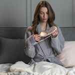 Маска для сна ESSENTIAL, розовая (пыльная роза)