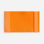 Лейбл тканевый EPSILON, M, оранжевый неон