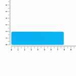 Наклейка тканевая LUNGA, S, голубая