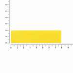 Наклейка тканевая LUNGA, S, желтая