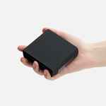 Складная станция беспроводной зарядки TRIFLEX LIGHT, черная