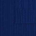 Плед REMITTI, темно-синий (кобальт)
