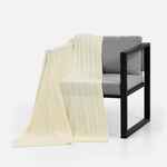 Плед REMITTI, белый (молочный)