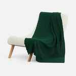 Плед BRAIDERA, темно-зеленый (хвойный)