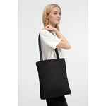 Шопер B4, черный с черными ручками