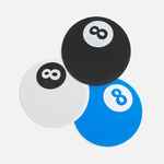 Костер COSTERO, круглый, синий