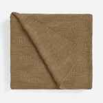 Плед LOCUS SOLUS, коричнево-бежевый меланж