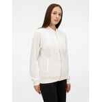 Бомбер унисекс NUPPU, молочно-белый, размер S