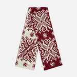 Шарф WINTERTUDE L, красный с белым