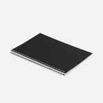 Блокнот SALVADOR в клетку, черный VER.2