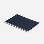 Блокнот SALVADOR в клетку, темно-синий