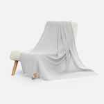 Плед «Гирвас», светло-серый