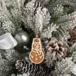 Мини-подвеска «Пряник», 3D-печать на заказ, снеговик