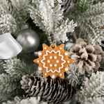 Мини-подвеска «Пряник», 3D-печать на заказ, снежинка