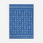 Плед HOLIDALE, синий с молочным