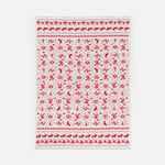 Плед HOLIDALE, красный с молочным